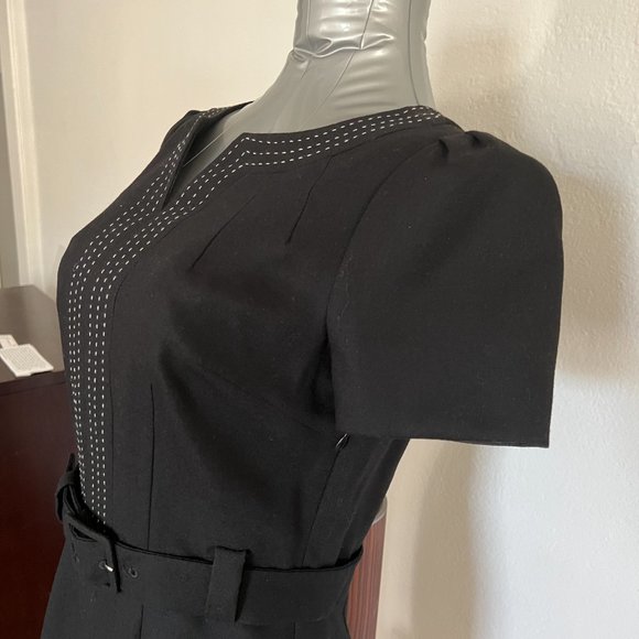 BODEN Elegant Dress, Black, Size 4R - Picture 4 of 8